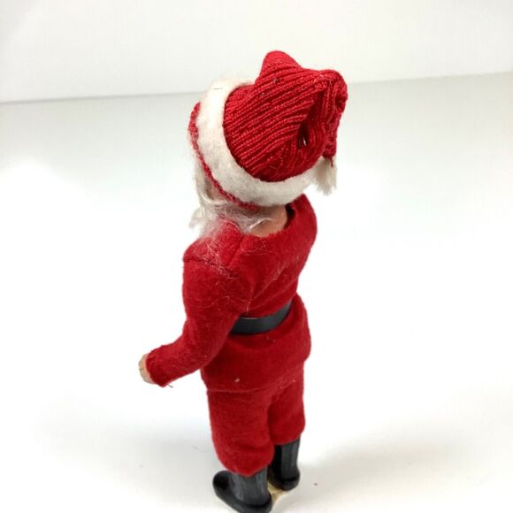 Vintage 1960s Composite Composition Poseable Jointed Articulating Arms Santa 8” - Picture 5 of 9